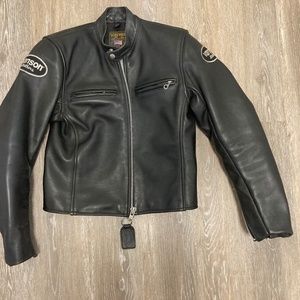 Women Vanson Leather Motorcycle jacket